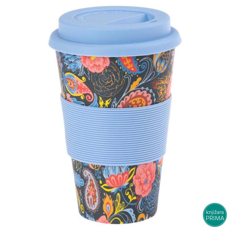 Šolja sa poklopcem STREET plava 