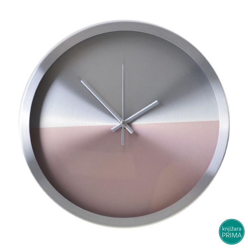 Zidni sat URBAN TIME metalik 