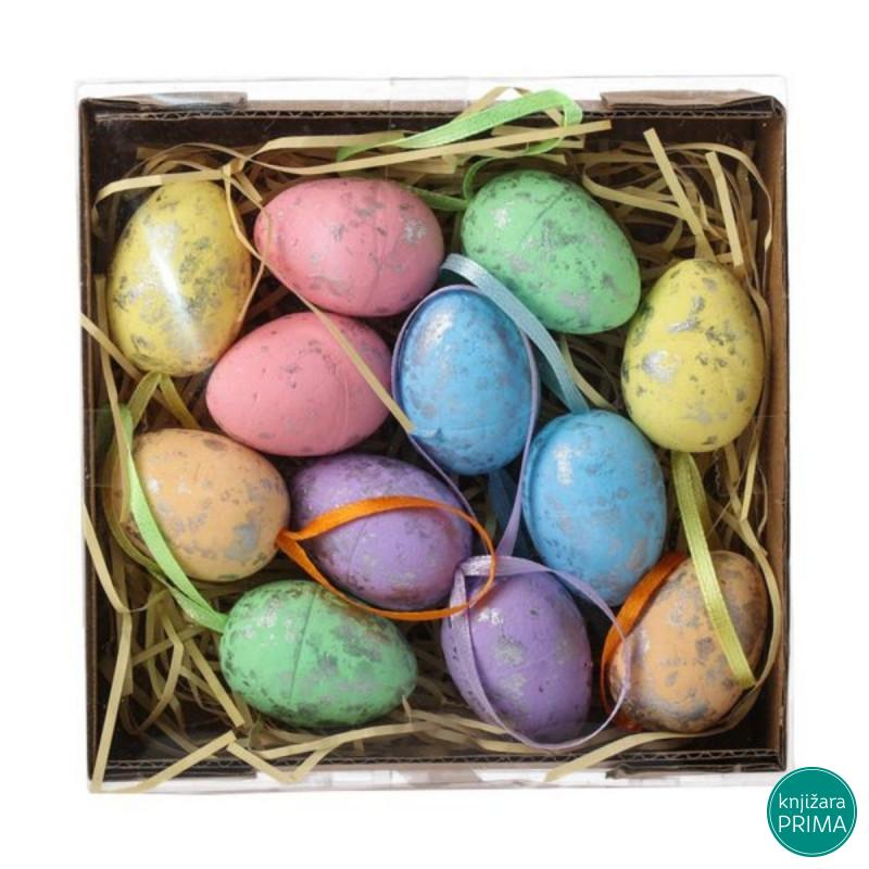 Dekorativna jaja od stiropora 12 komada 4 cm 