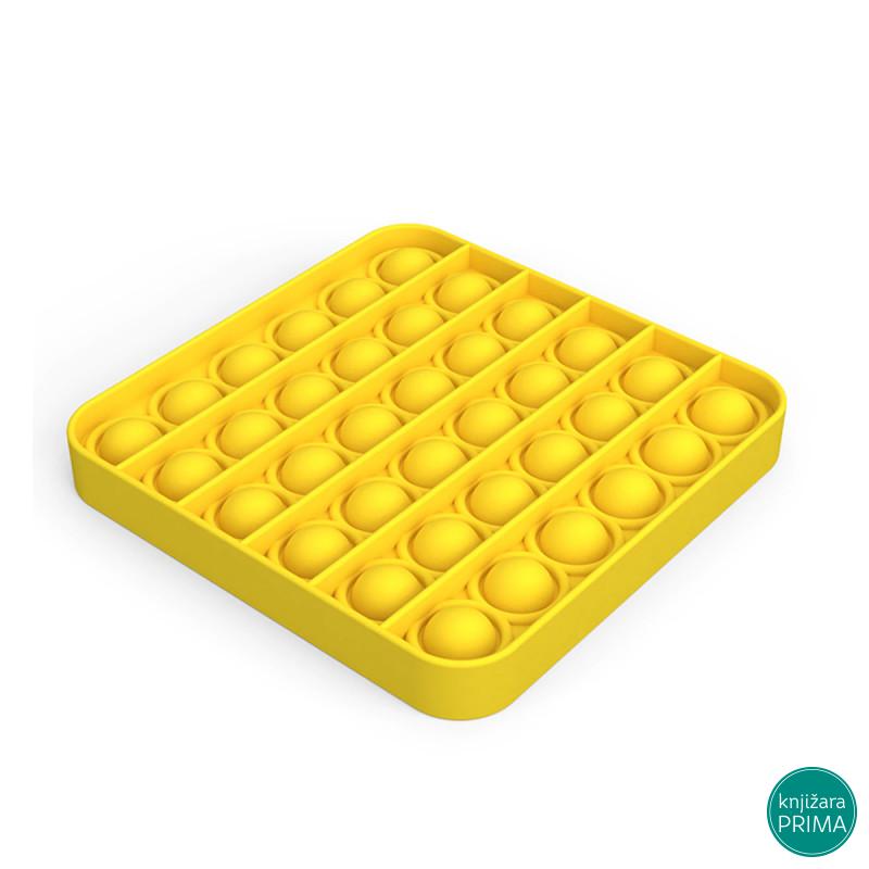 POP IT kvadrat žuti 