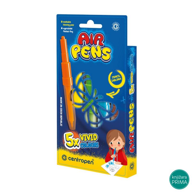 Duvajući flomasteri 5 CENTROPEN - Vivid 