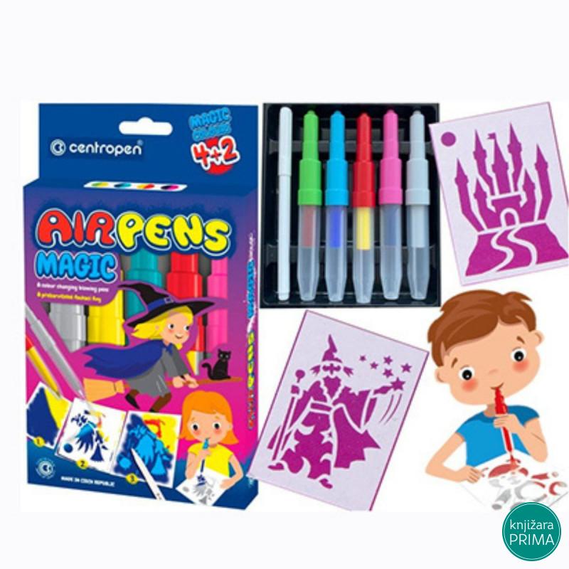 Duvajući flomasteri 5+1 CENTROPEN - Magic 