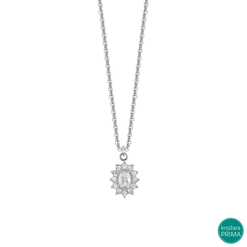 Ogrlica LUCA BARRA kristal sa cirkonima 