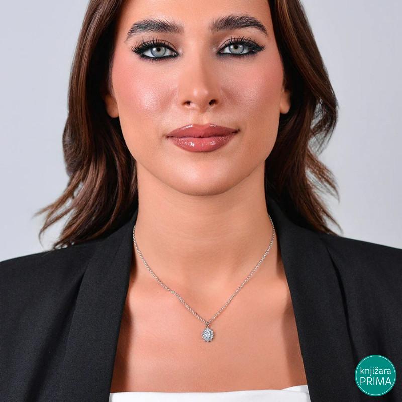 Ogrlica LUCA BARRA kristal sa cirkonima 
