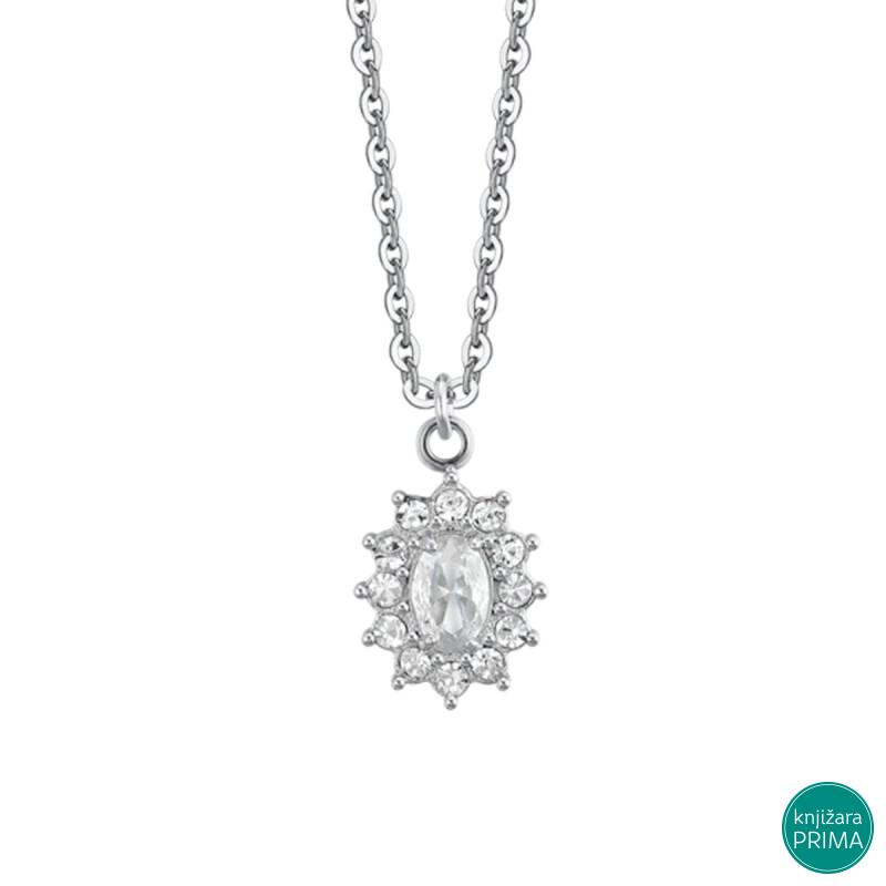 Ogrlica LUCA BARRA kristal sa cirkonima 