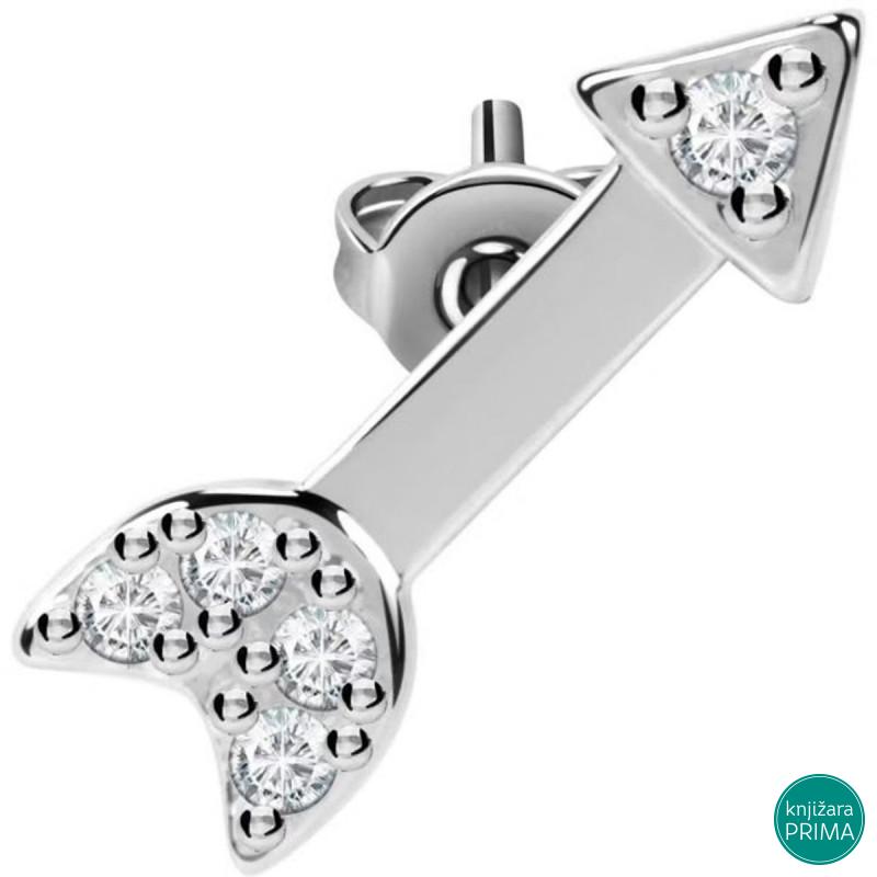 Minđuša singl LA PETITE STORY Arrow 