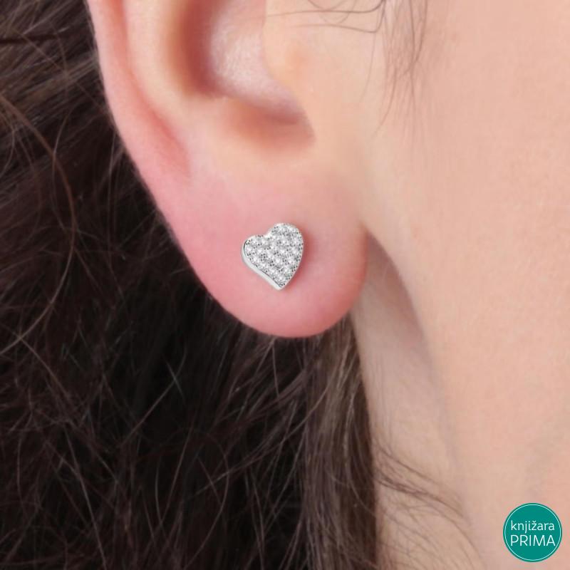 Singl minđuša LA PETITE STORY Heart 