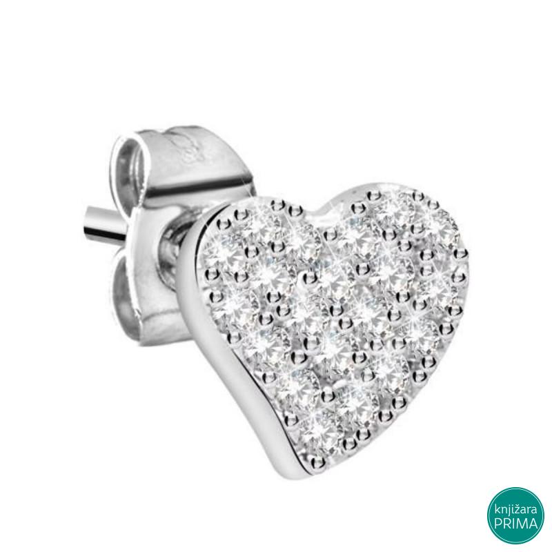 Singl minđuša LA PETITE STORY Heart 