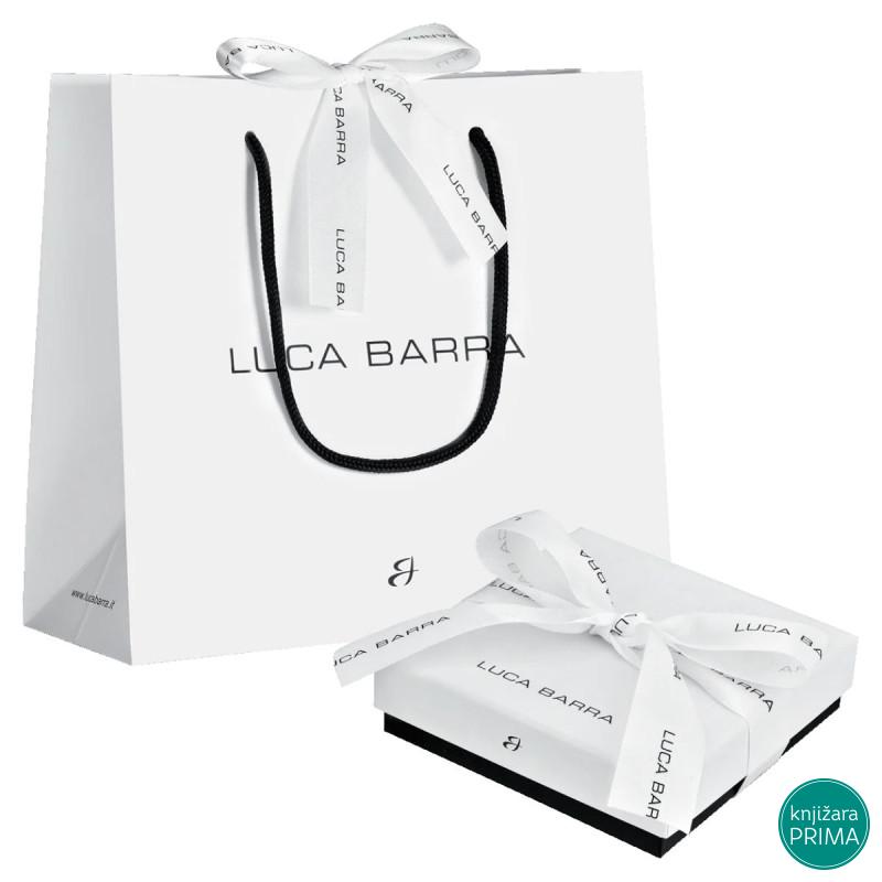 Ogrlica LUCA BARRA roze cirkoni 