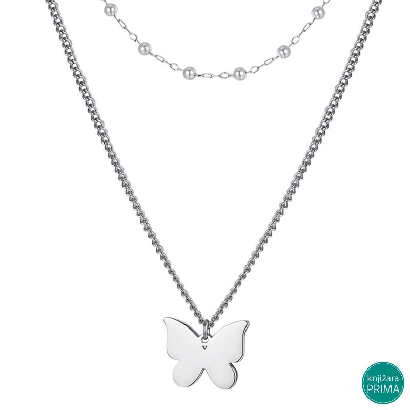 Ogrlica LUCA BARRA  Butterfly 