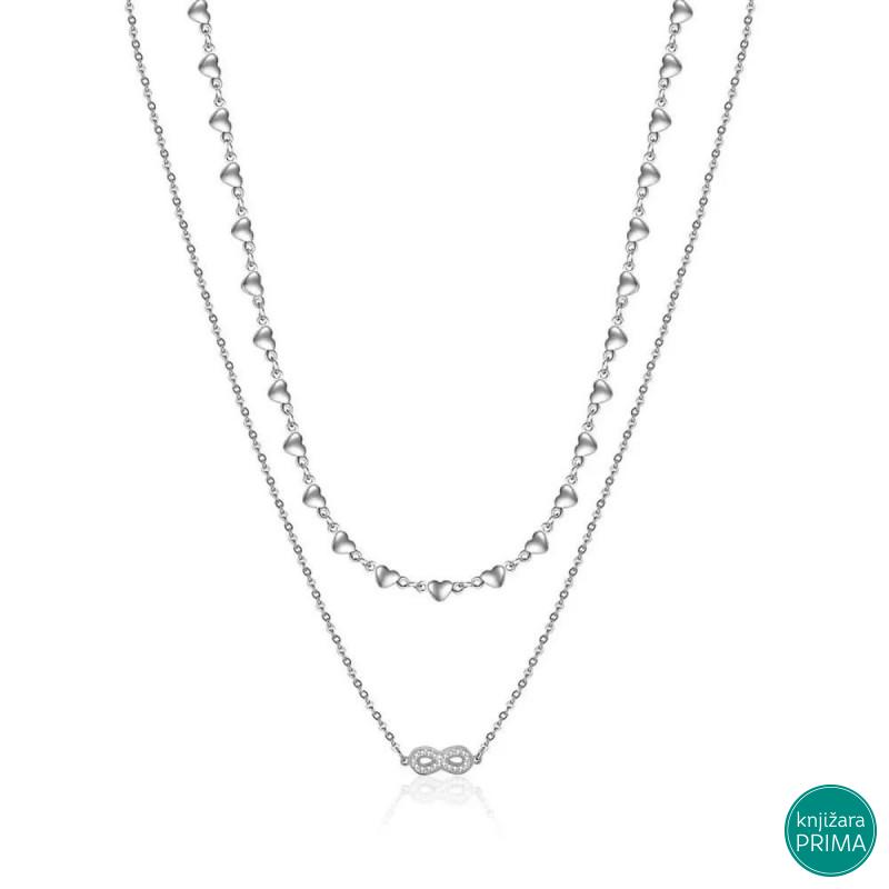 Ogrlica LUCA BARRA Infinity 