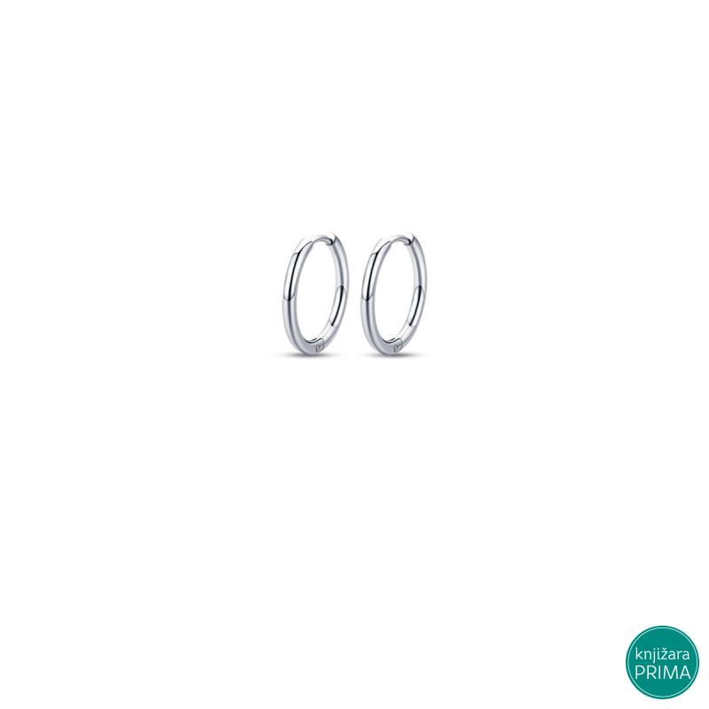 Minđuše LUCA BARRA Hoops 19 silver 