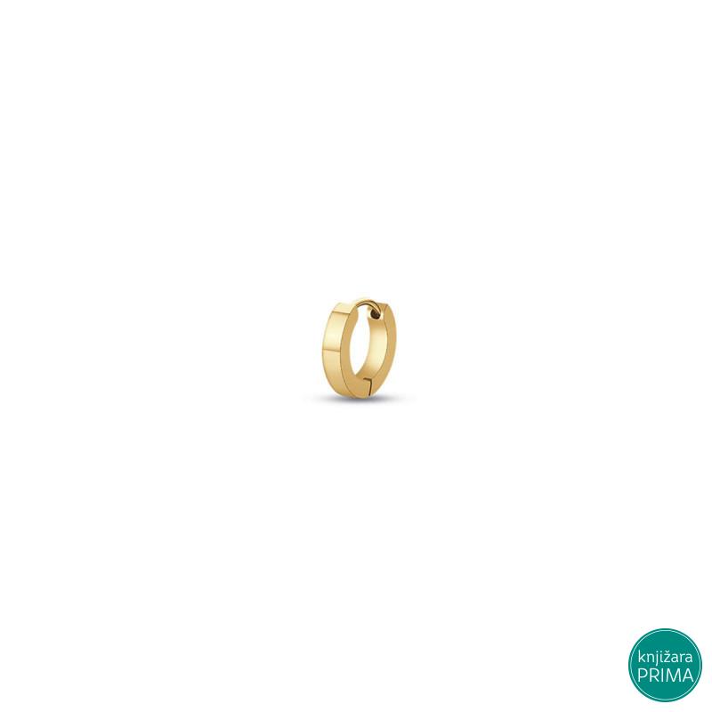 Singl minđuša LUCA BARRA Hoop 13 gold 