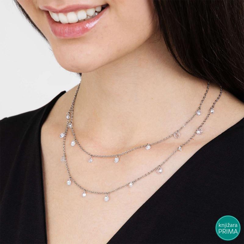 Ogrlica LUCA BARRA Crystals 