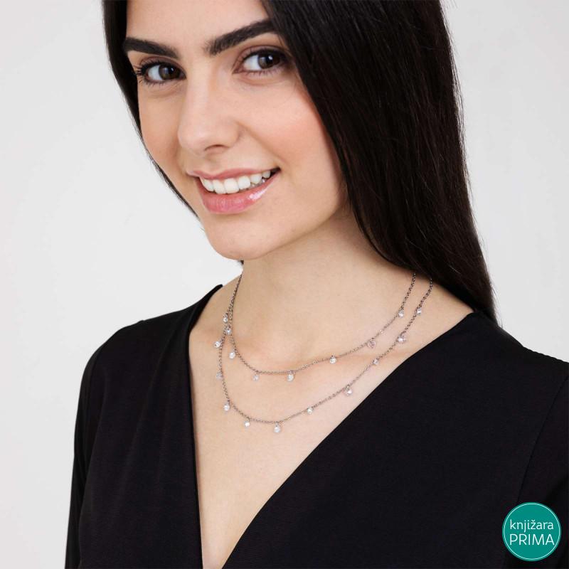 Ogrlica LUCA BARRA Crystals 