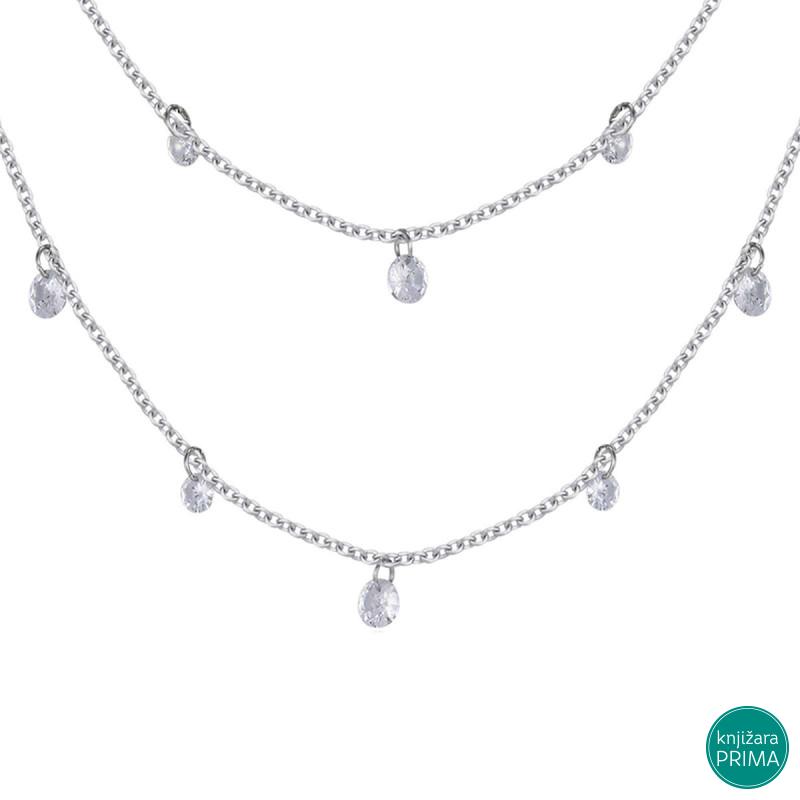 Ogrlica LUCA BARRA Crystals 