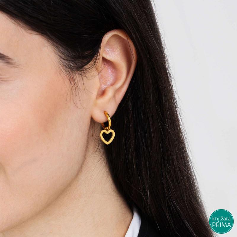 Minđuše LUCA BARRA Hearts 