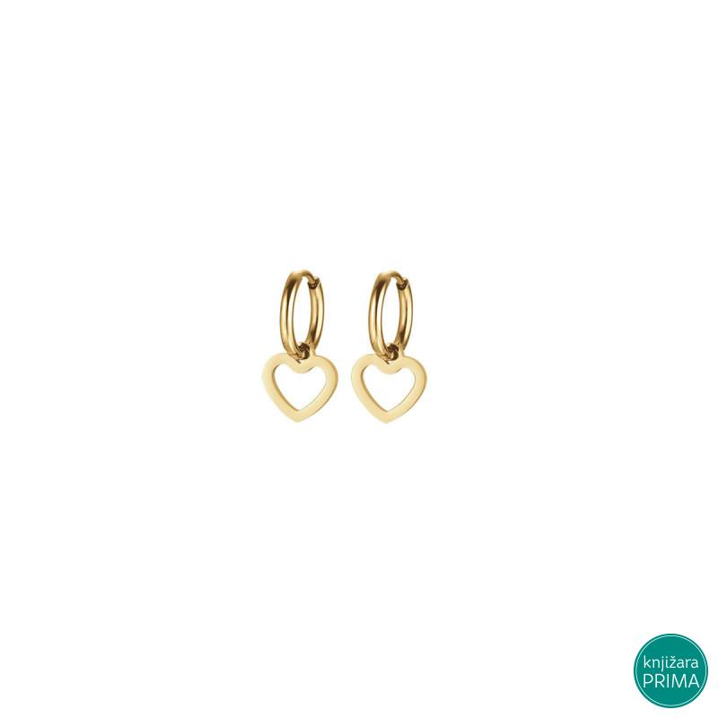 Minđuše LUCA BARRA Hearts 