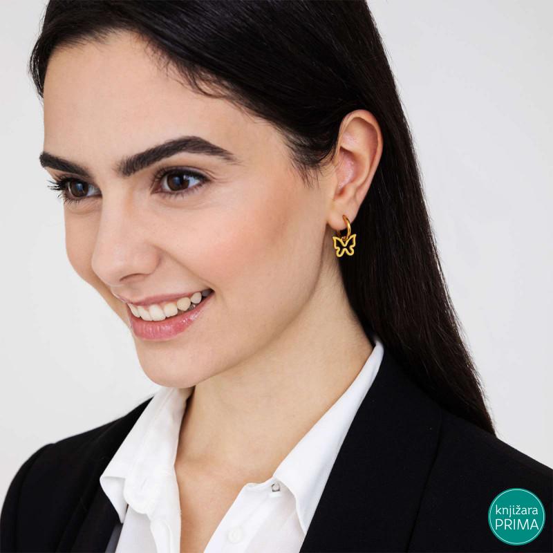 Minđuše LUCA BARRA Butterfly 