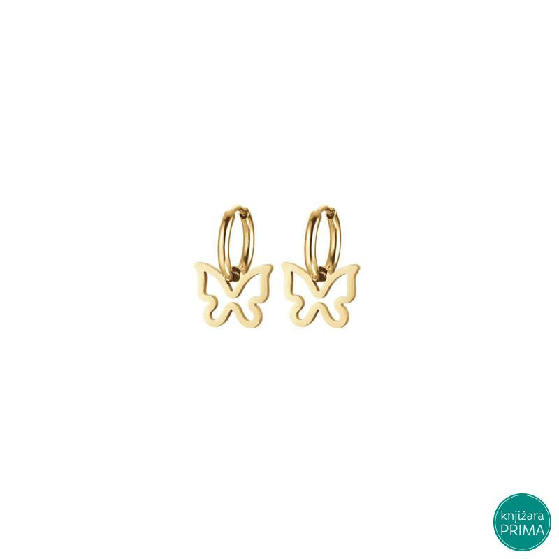 Minđuše LUCA BARRA Butterfly 