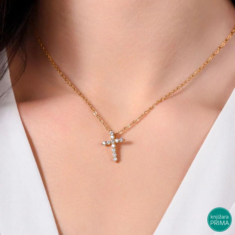 Ogrlica LUCA BARRA krst 