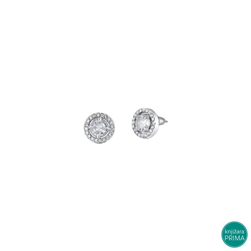 Minđuše LUCA BARRA kristal sa cirkonima 