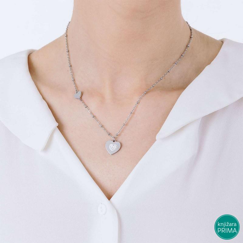 Ogrlica LUCA BARRA Heart 