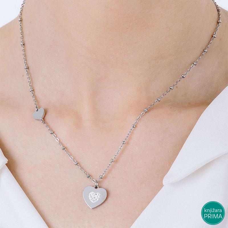 Ogrlica LUCA BARRA Heart 