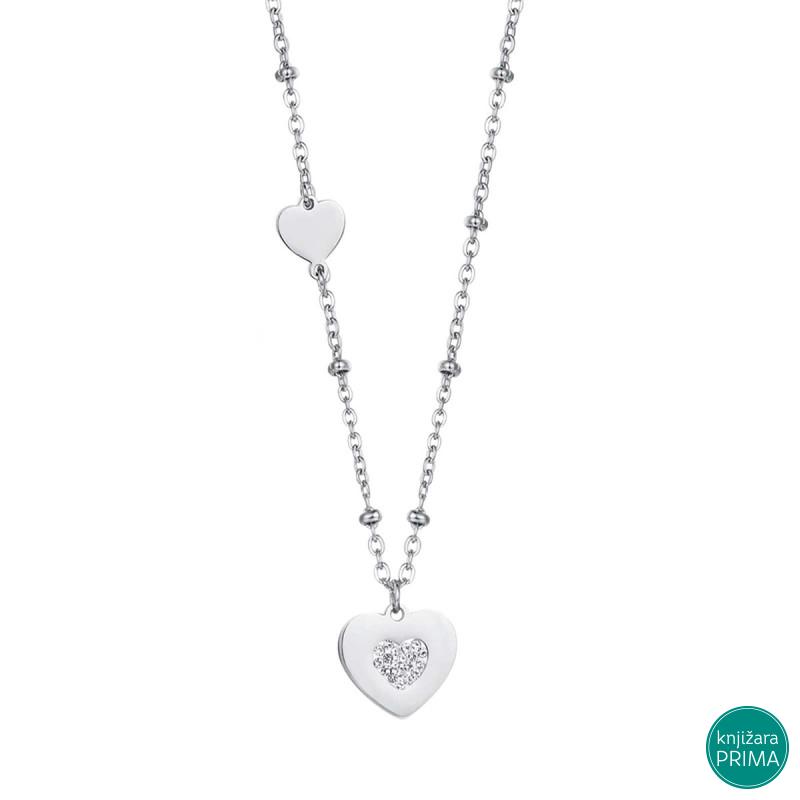 Ogrlica LUCA BARRA Heart 