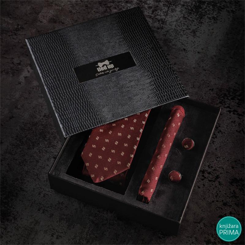 Set TIED UP kravata maramica i manžetne 