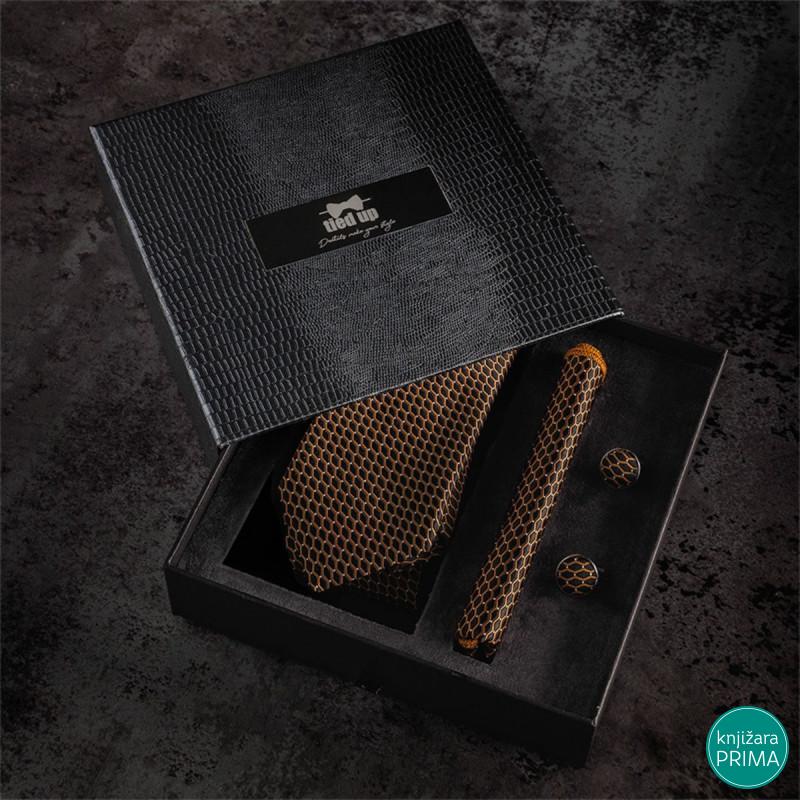 Set TIED UP kravata maramica i manžetne 