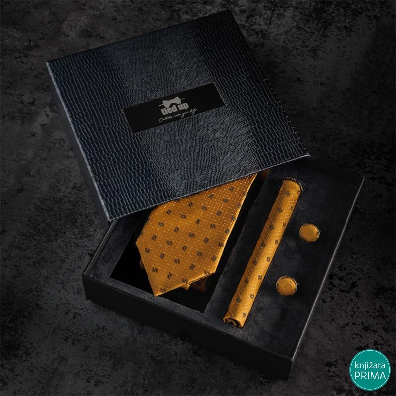 Set TIED UP kravata maramica i manžetne 