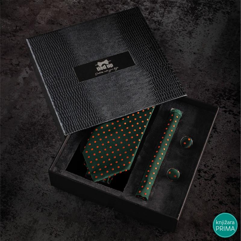 Set TIED UP kravata maramica i manžetne 