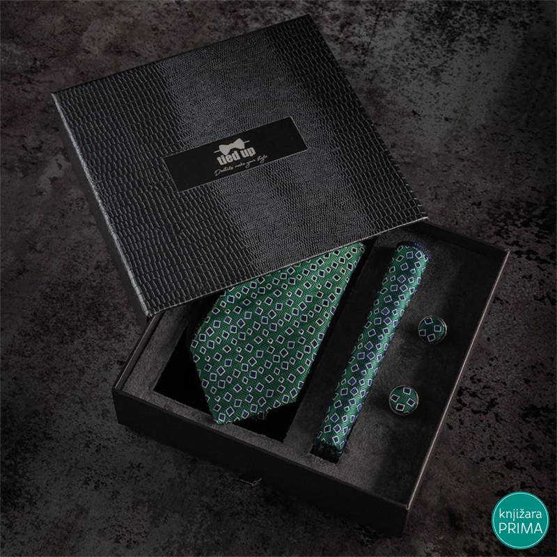 Set TIED UP kravata maramica i manžetne 