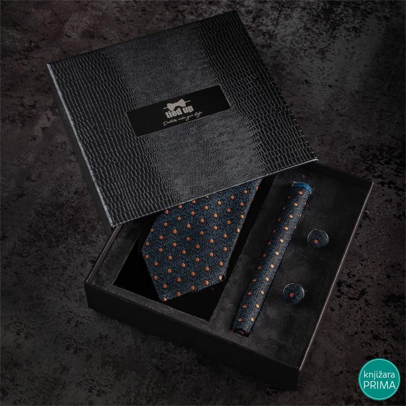 Set TIED UP kravata maramica i manžetne 