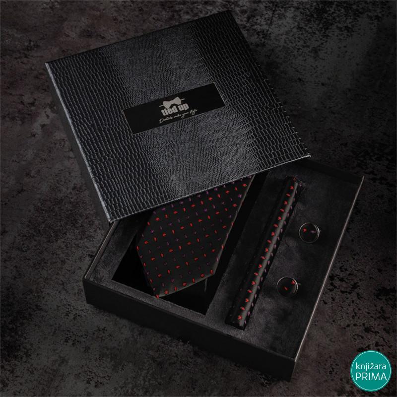 Set TIED UP kravata maramica i manžetne 