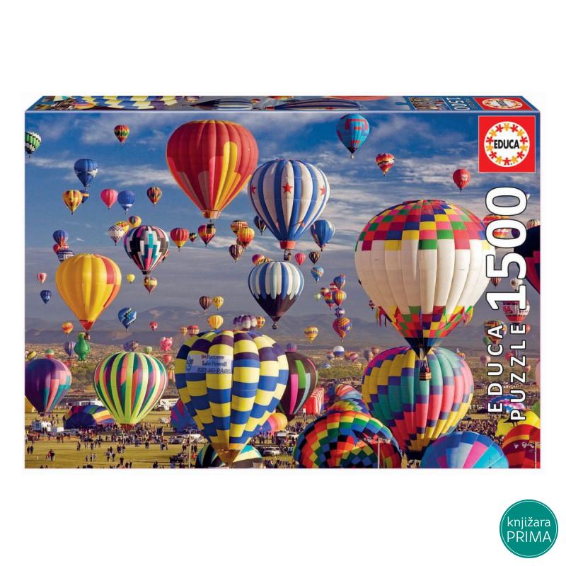 Puzzle EDUCA 1500 Globus Aerostico 