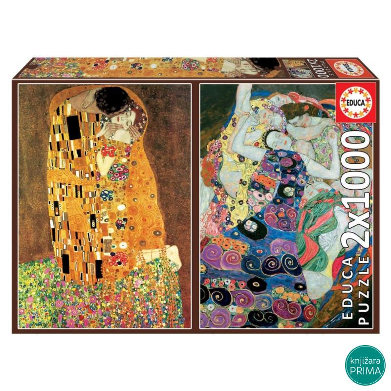 Puzzle EDUCA 1000x2 Klimt 