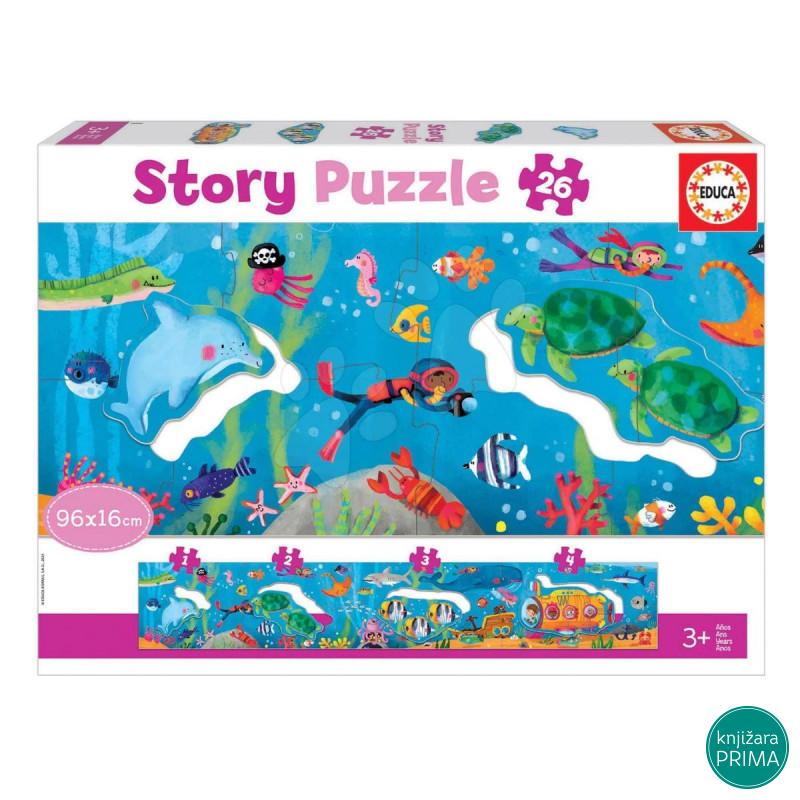 Puzzle story EDUCA Underwater world 