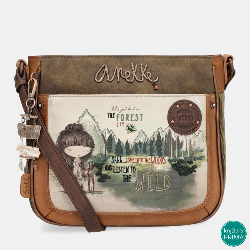Torba ANEKKE The Forest medium printed shoulder bag 