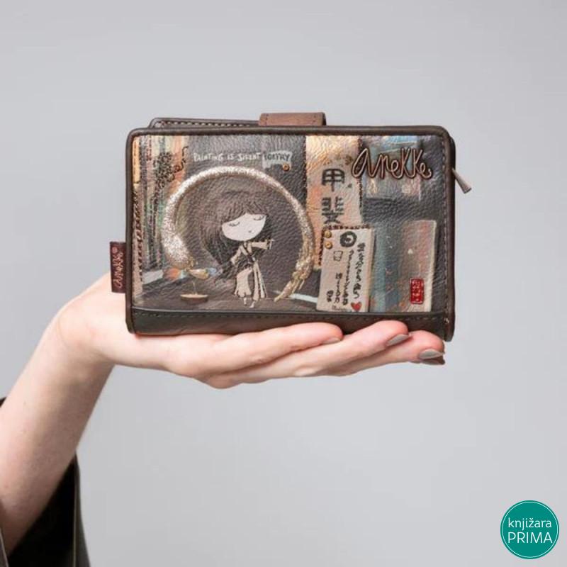 Novčanik ANEKKE Shoen Brown Medium RFID 