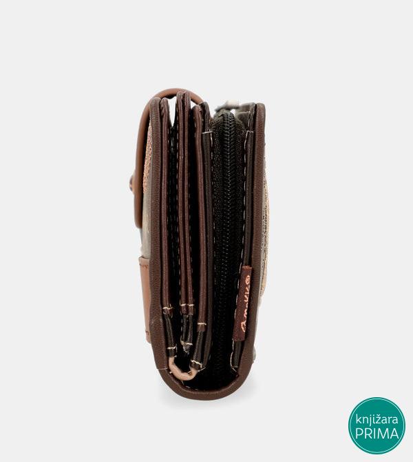 Novčanik ANEKKE Shoen Brown Medium RFID 