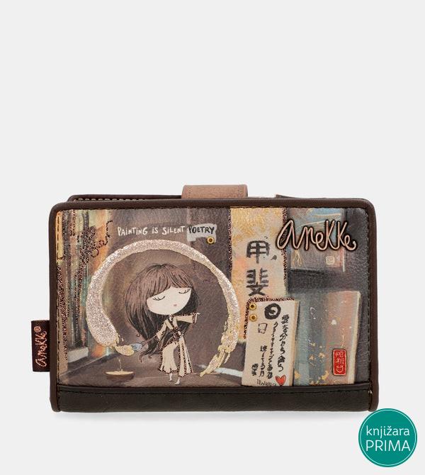 Novčanik ANEKKE Shoen Brown Medium RFID 