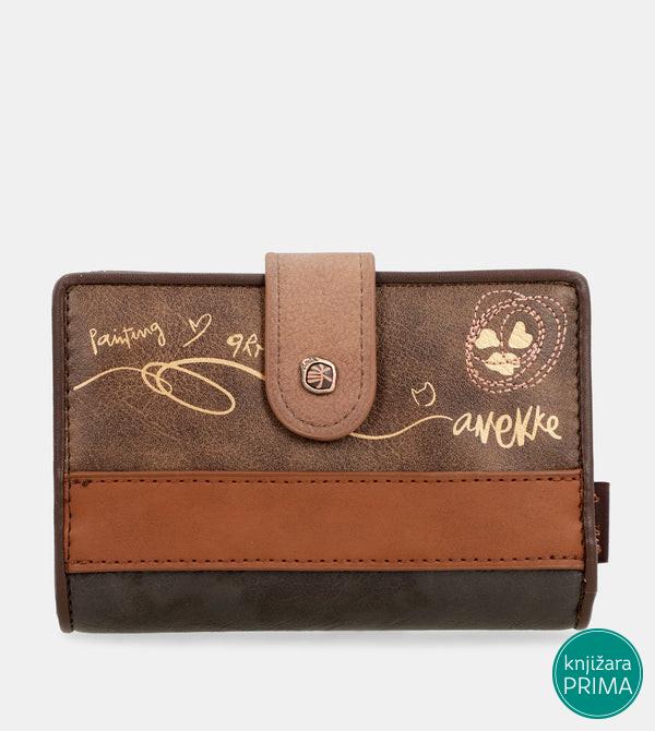 Novčanik ANEKKE Shoen Brown Medium RFID 