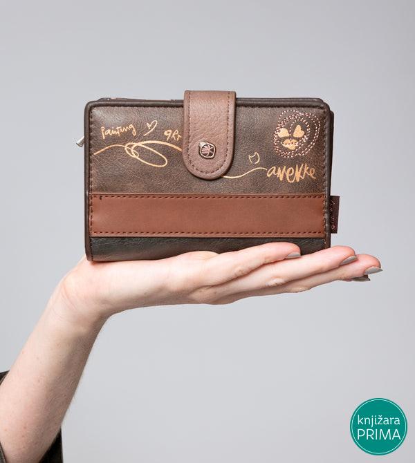 Novčanik ANEKKE Shoen Brown Medium RFID 
