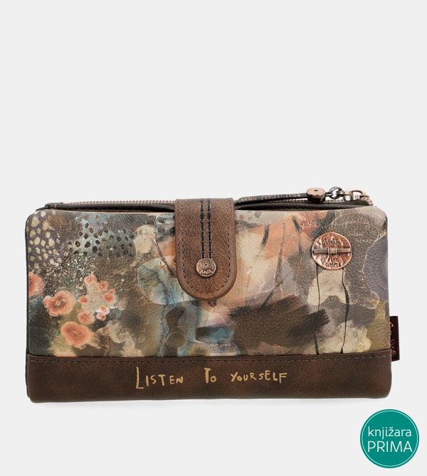 Novčanik ANEKKE Shoen Brown Large Flexible RFID 