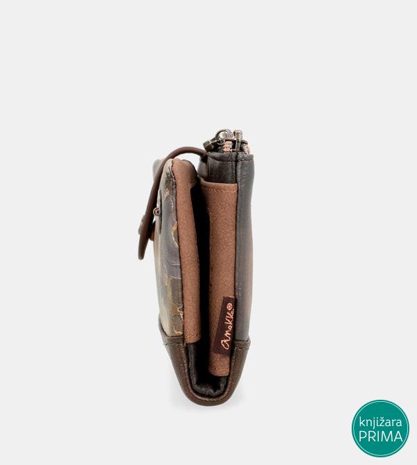 Novčanik ANEKKE Shoen Brown Large Flexible RFID 