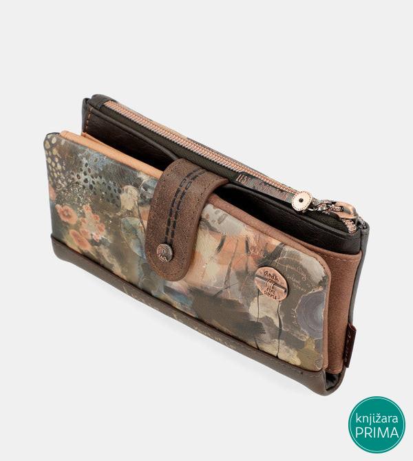 Novčanik ANEKKE Shoen Brown Large Flexible RFID 