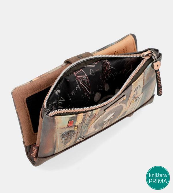 Novčanik ANEKKE Shoen Brown Large Flexible RFID 