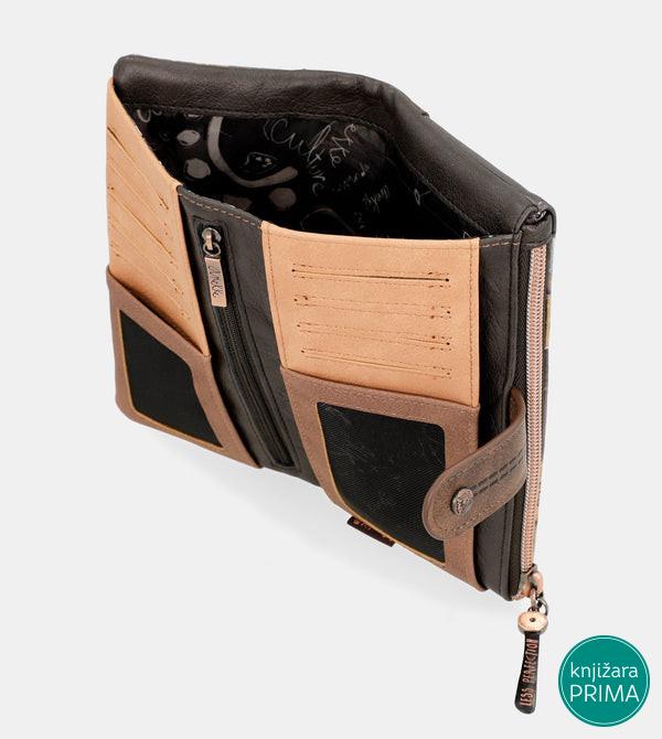 Novčanik ANEKKE Shoen Brown Large Flexible RFID 